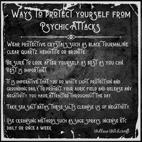 Psychic Attack Signs, Salt Witchcraft, Psychic Attack Protection, Salt Cleanse, Sage Spray, Facts About Dreams, Witchy Tips, Traditional Witchcraft, Spell Books