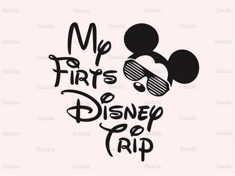 My First Disney Trip Svg Free, First Disney Trip, Im Happy For You, Disney Trip Shirts, Vacation Svg, Disney Svg, Vinyl Cut, Disney Scrapbook, Disney Trip