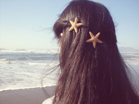 Starfish Barrettes  Starfish Hair Clips Starfish by dreamsbythesea Starfish Hair Accessories, Beach Bridal Hair, Mermaid Hair Accessories, Beach Wedding Hair Accessories, Beach Hair Accessories, Starfish Hair Clip, Beach Wedding Accessories, Bohemian Hair Accessories, Accessories Beach