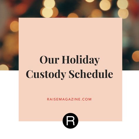 Even though our boys are grown, we still stick to the holiday schedule from our shared custody days. Here's how it's working 15 years later. Custody Schedule, Blended Families, Holiday Schedule, Step Parenting, Blended Family, Co Parenting, Foster Care, The Holiday, Parenting