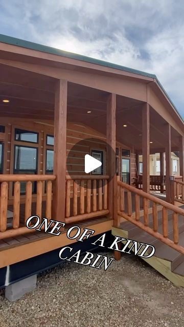 Chance’s Home World on Instagram: "🪵This multi-section cabin is called the “Sequoia” by Platinum Cottages! This prefab house is in a class by itself! Located at Recreational Resort Cottages and Cabins in Rockwall, Tx. WATCH THE FULL TOUR ON THE CHANNEL FOR ALL THE INFO on this mobile home, link in bio!  #cabin #cabincrew #manufacturedhomes #prefabhouse #prefabhomes #house #housetour #home #cottage" Studio Cabin Floorplan, Manufactured Cabin, Cabins And Cottages In The Woods, Mobile Home Cabin, Mobile Home Plans, Pre Fab Homes, Prefab Homes Canada, Log Cabin Modular Homes, Platinum Cottages