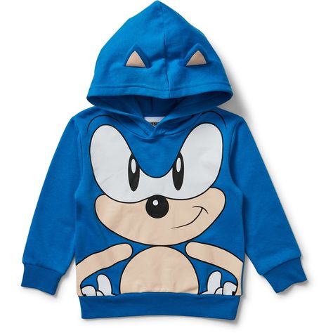 He'll love sporting the Sonic The Hedgehog Dress Up Hoodie, featuring an eared hood and character print to the front. The pullover is made from a classic cotton blend, complete with long sleeves, rib-knit trims and a cosy brushed interior. Bee Birthday Cake, Bee Birthday, Pony Party, The Hedgehog, Big Day, Boy Outfits, Sonic The Hedgehog, Sonic, Rib Knit