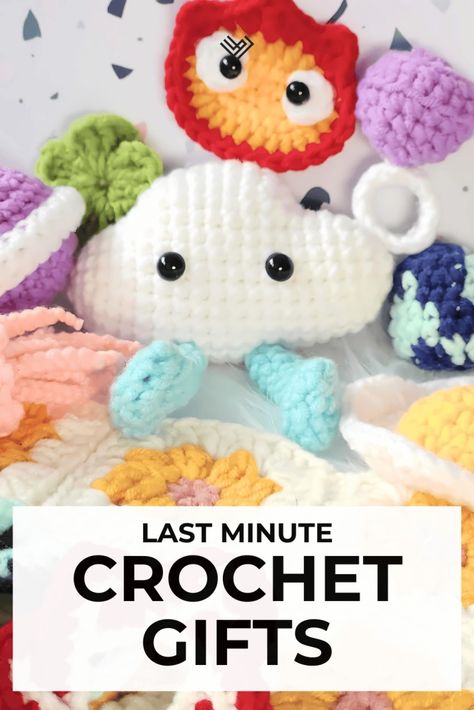 10 Quick Crochet Projects for Gifts - The LILI Path Crochet Quick Gift Ideas, Super Quick Crochet Gifts, Small Quick Amigurumi, Quick Crochet Projects Easy Gifts, Quick Crochet Ideas To Sell, Crochet Gift For Kids, Crochet Projects For Gifts, 30 Minute Crochet Projects, Simple Crochet Ideas For Beginners