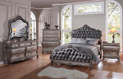 Home Cinema Center: Bedroom Sets- Know the Types Before You Make the C... Hollywood Bedroom, Sleigh Bedroom Set, Silver Bedroom, Eastern King Bed, Victorian Bedroom, King Bedroom Sets, Bedroom Sets Queen, Bedroom Panel, Queen Bedroom