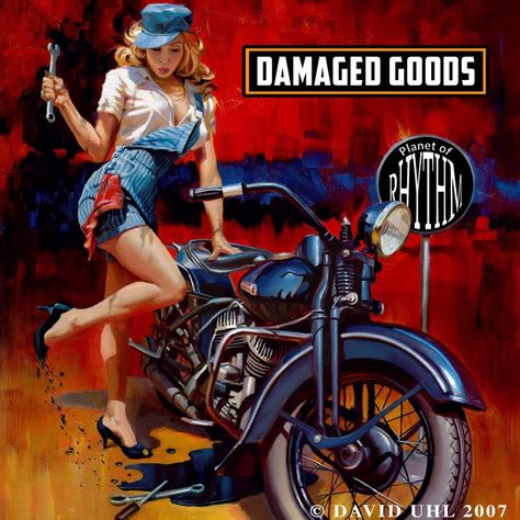 David Uhl, George Foster, David Mann Art, Pet Shark, Blue Company, Speed King, Ray Bands, Pin Up Pictures, Vintage Harley Davidson Motorcycles