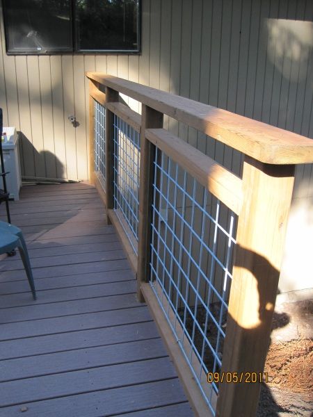 Wire Deck Railing, Deck Railing Design, Deck Railing, Porch Railing, Deck Plans, Diy Deck, House With Porch, Backyard Deck, Deck Railings