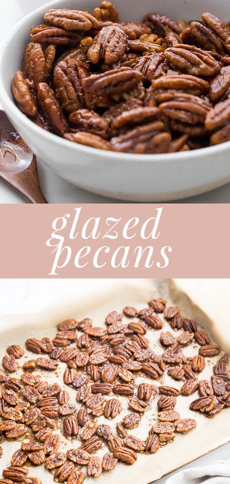 Maple Glazed Pecans Healthy, Sweet Roasted Pecans Recipe, Glazed Pecans Recipe Brown Sugar, Glazed Pecans For Salad, Orange Glazed Pecans, Sugared Pecans In Oven, Southern Meal Recipes, Urban Cookhouse Recipes, How To Toast Pecans In The Oven