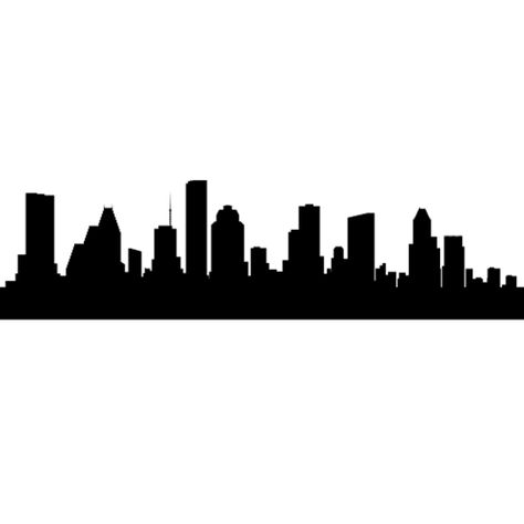 Building Sillouhette, Houston Skyline Outline, Houston Skyline Drawing, City Sillouhette, Houston Skyline Tattoo, Skyscraper Silhouette, City Silhouette Art, Silhouette Buildings, City Skyline Drawing