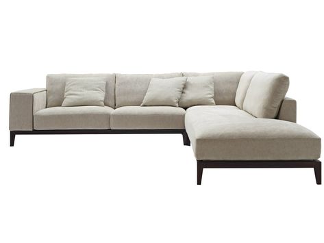 HERRY | Fabric sofa By Nube Italia design Carlo Colombo Corner Sofa Living Room, Fabric Sofa Design, Velvet Lounge Chair, Italia Design, Modern Sofa Designs, Loft Decor, Sofa Bench, Scandinavian Interior Design, Corner Sectional