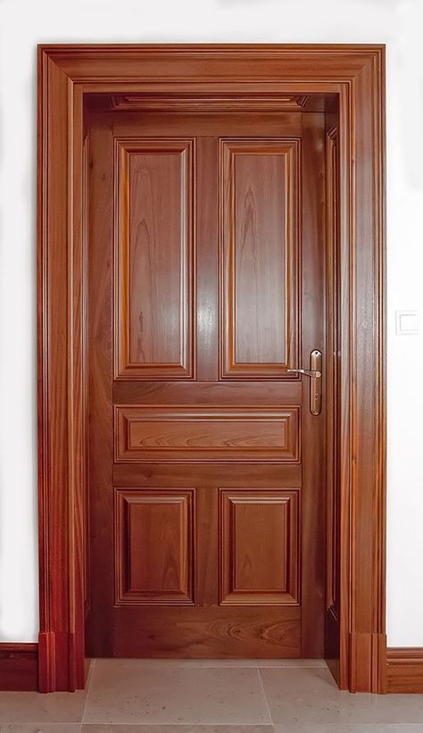 Flush Door Design, Modern Wooden Doors, House Main Door Design, Single Door Design, Door Design Photos, Front Door Design Wood, Wooden Front Door Design, Wooden Main Door, Wooden Main Door Design