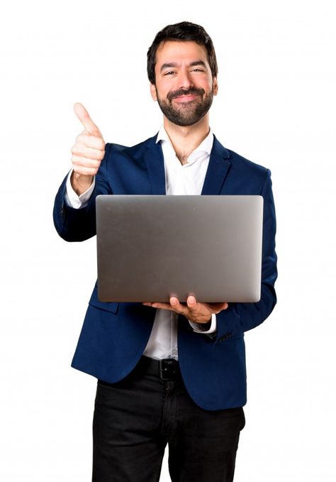 Man On Computer, Person On Computer, Man With Laptop, Business Man Photography, Excited Face, Professional Man, 50% Logo, Ads Creative Advertising Ideas, Insider Trading