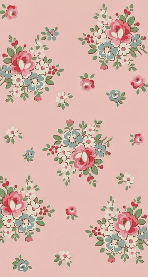 iPhone 5 wallpapers - pink floral Cath Kidston Wallpaper, Regular Wallpaper, Pink Floral Wallpaper, Vintage Floral Backgrounds, Shabby Chic Wallpaper, Flower Background Iphone, Iphone 5 Wallpaper, Wall Paper Phone, Floral Wallpaper Iphone