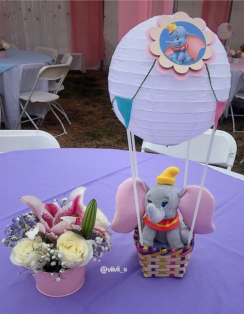 Circus Gender Reveal, Baby Dumbo Baby Shower Ideas, Dumbo Gender Reveal, Dumbo Centerpieces, Dumbo 1st Birthday, Dumbo Baby Shower Ideas, Dumbo Baby Shower Theme, Dumbo Cake, Carnival Birthday Theme