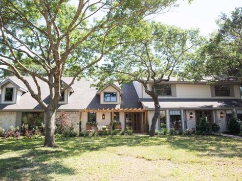 Fixer Upper: California Dreamin' in the Waco, Texas Suburbs | Fixer Upper: Welcome Home With Chip and Joanna Gaines | HGTV Fixer Upper Welcome Home, Trees For Front Yard, Hgtv Fixer Upper, Rustic Italian, Waco Texas, Chip And Joanna Gaines, Interior Renovation, California Dreamin', Joanna Gaines