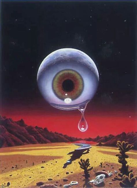 Horror Eyes Art, Eye Art Trippy, Surreal Eye Art, Futuristic Cowboy, Art Spatial, Art Trippy, 70s Sci Fi Art, Arte Peculiar, Psychadelic Art