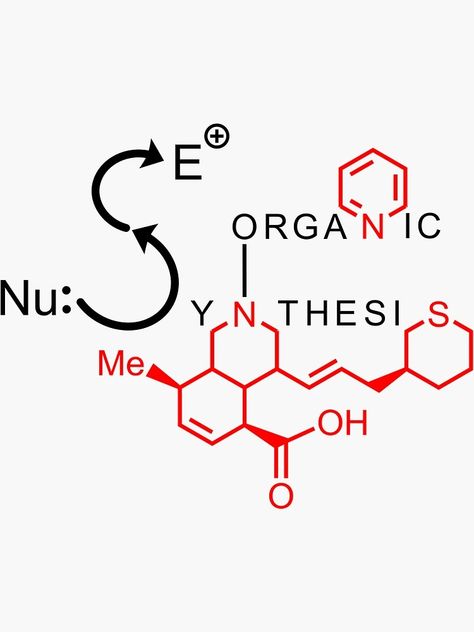 "Organic Synthesis 2.0" Sticker for Sale by RMDG-Chemistry | Redbubble Organic Synthesis, Organic Chemistry, Chemistry, Sticker Design, Vinyl Sticker, See More, Lab, Branding, For Sale