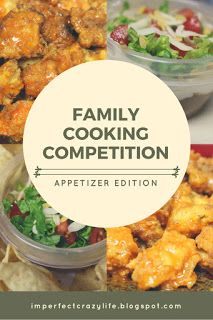 Family Night: Family Cooking Competition Appetizer Edition Cooking Competition Ideas Food, Appetizer Competition, Family Competition Ideas, Cooking Contest Ideas, Food Competition Ideas, Cook Off Competition Ideas, Cooking Competition Ideas, Food Competition, Cooking Competition