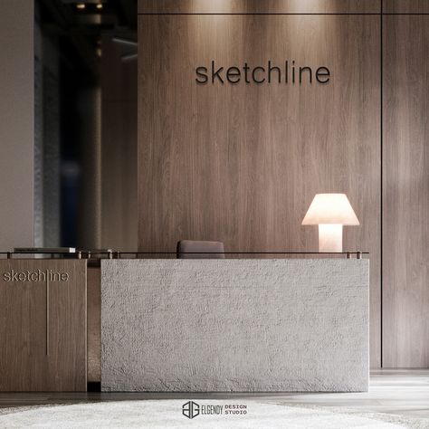 RECEPTION :: Behance Minimalist Reception Table, Clinic Reception Design, Office Reception Desk Designs, Commercial Reception, Office Waiting Area, Clinic Reception, Reception Counter Design, Minimalist Reception, Interior Reference