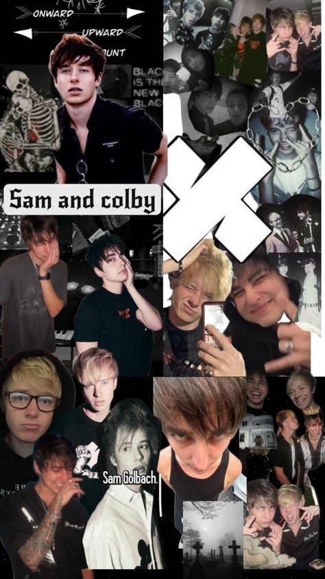 Sam and Colby wallpaper for IPhone Sam And Colby Wallpaper, Colby Wallpaper, Sam And Colby Fanfiction, Colby Cheese, Fangirl Problems, Outer Banks Nc, Colby Brock, Wallpaper For Iphone, Sam And Colby