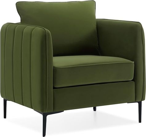 Amazon.com: DecoraFlex Olive Green Accent Chairs for Living Room, Modern Upholstered Accent Chair Comfy Velvet Armchair with Thick Cushion, Single Sofa/Side Chair for Bedroom Office Reading Chair : Home & Kitchen Chairs For Living Room Modern, Green Accent Chairs, Velvet Accent Chairs, Green Accent Chair, Chair Comfy, Chair For Bedroom, Chairs For Living Room, Accent Chair Set, Velvet Accent Chair