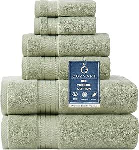 Soft, cozy bath towel set in chic sage green shade, perfect for an earth-toned guest bath. Bathroom Turkish, Large Bath Towels, Bath Clothes, Green Bath Towels, Towel Sets, Bathroom Decor Sets, Turkish Bath Towels, Bath Towels Luxury, Large Baths