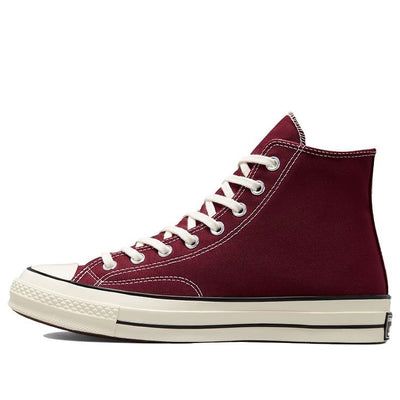 Converse Chuck 70 High 'Recycled Canvas - Deep Bordeaux' 171567C (SNKR/Unisex/High Top) Converse Bordo, Wine Red Converse, Dark Red Converse, Dark Red Shoes, Burgundy Converse, Converse 70s, Maroon Converse, Maroon Shoes, Jeans And Converse