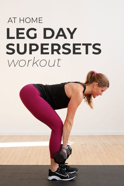 Leg Superset Workout, Leg Superset, Mom Exercise, How To Do Lunges, Superset Workout, Hamstrings And Glutes, Fitness Legs, Leg Challenge, Weekly Workout Routines