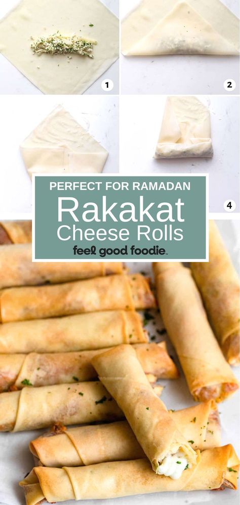 Halal Finger Foods, Lebanese Cheese Rolls, Cheese Spring Rolls Recipe, Persian Appetizers For Party, Cheese Fatayer Recipe, Ramadan Recipes Iftar Arabic Food, Ramadan Appetizers, Ramadan Recipes Iftar Snacks, Arabic Appetizers