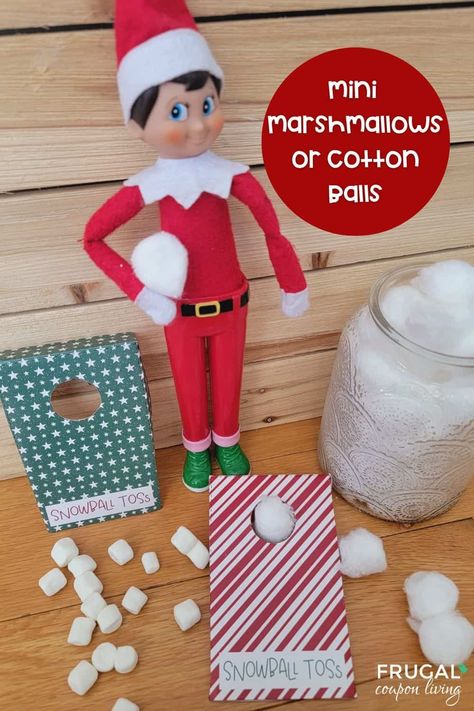 Elf On The Shelf Printables, Snowball Toss, Elf Printables, Elf Games, Corn Hole Diy, Elf Yourself, December Activities, Cornhole Game, Cornhole Board