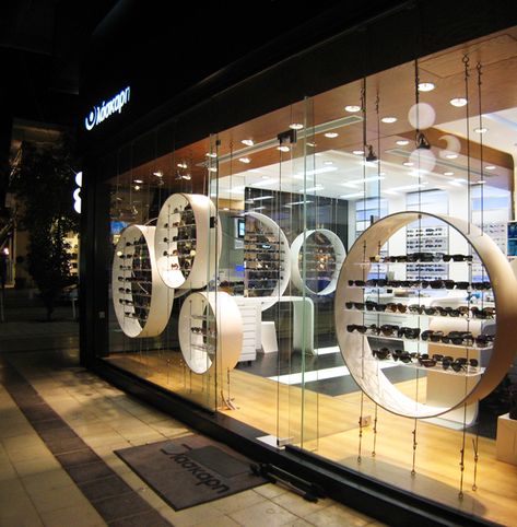 Eyewear Shop Design, Eyewear Store Design, Eyewear Display, Store Window Displays, Window Display Design, Optical Shop, Eyewear Shop, Shop Fittings, Shop Window Design