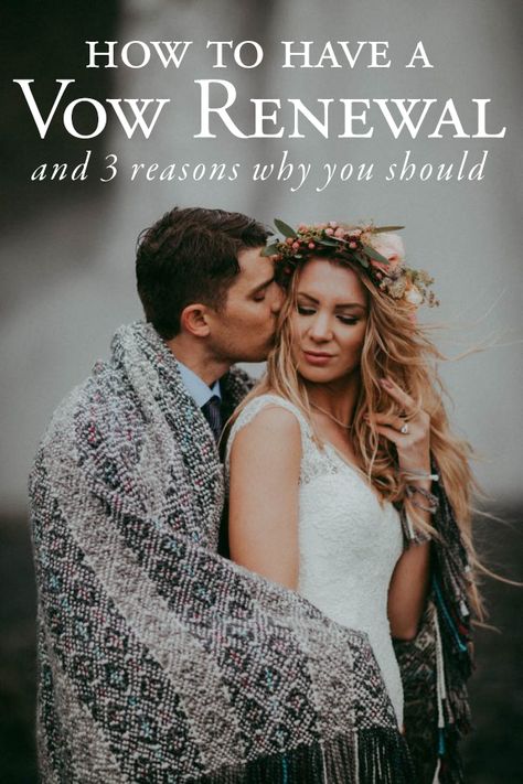 How to Have a Vow Renewal and Why You Should Consider It | Photo by Tricia Victoria Photography Vow Renewal Ideas, Wedding Vowels, Best Wedding Vows, Canyon Elopement, Wedding Vow Renewal Ceremony, Vowel Renewal, Renewal Wedding, 20 Wedding Anniversary, Vow Renewal Ceremony