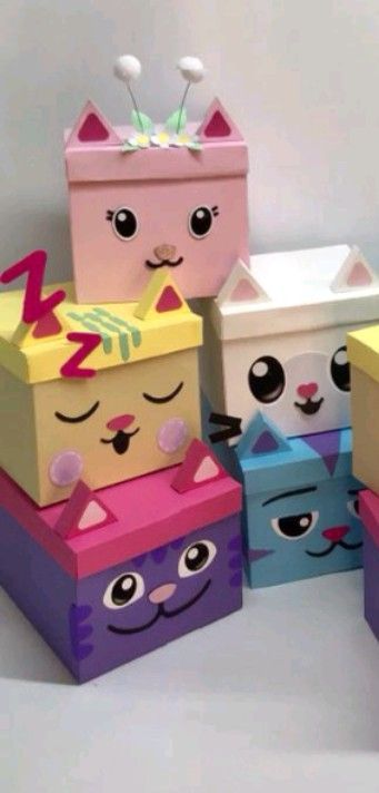 Gabbys Dollhouse Box Cat, Gabby Cat Craft Ideas, Gabby Dollhouse Box Diy, Gabby Cat Bedroom, Gabby Dollhouse Room Idea, Gabbys Dollhouse Bedroom Decor, Gabbys Dollhouse Inspired Bedroom, Gabbys Dollhouse Birthday Theme, Gabbys Dollhouse Room Ideas