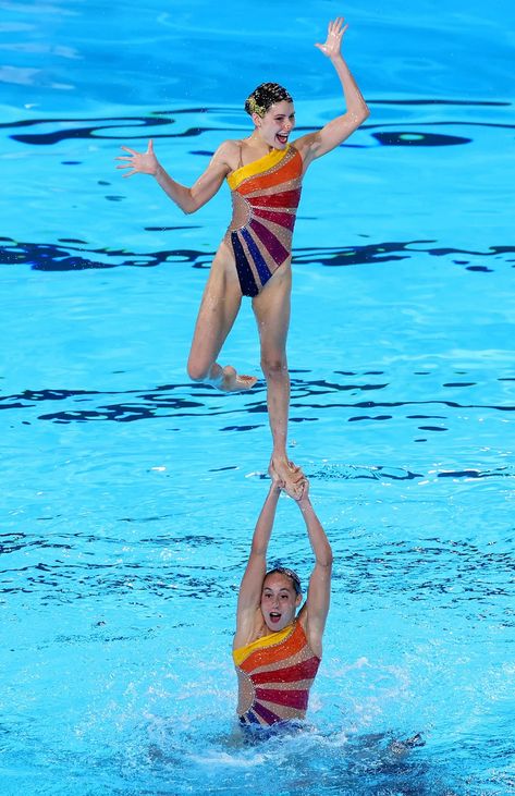 Artistic Swimming Uniforms at Paris Olympics 2024 Dazzle [PHOTOS] Artistic Swimming, Synchronized Swimming, Team Usa, Olympic Games, Celebrity News, Pop Culture, Swimming, Bring It On, Paris