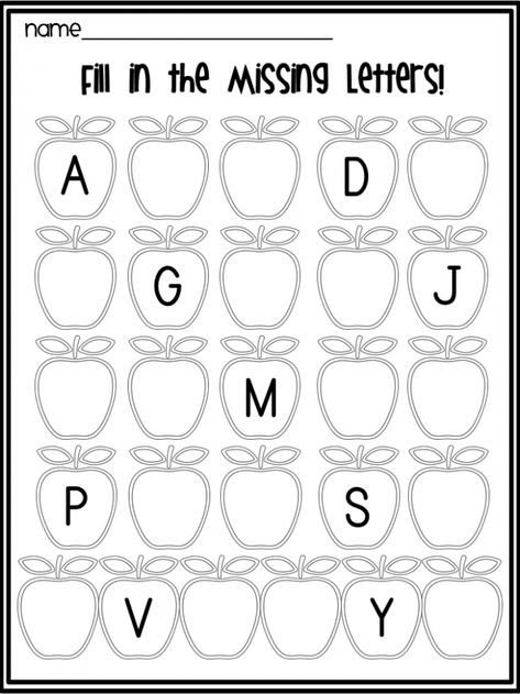 Missing Letter Worksheets For Kindergarten Uppercase Capital Letters Worksheet, Writing Worksheets Kindergarten, Letter Worksheets Kindergarten, Letter Writing Worksheets, Alphabet Writing Worksheets, Alphabet Letter Worksheets, Letter Worksheets For Preschool, Printable Alphabet Worksheets, Missing Letters