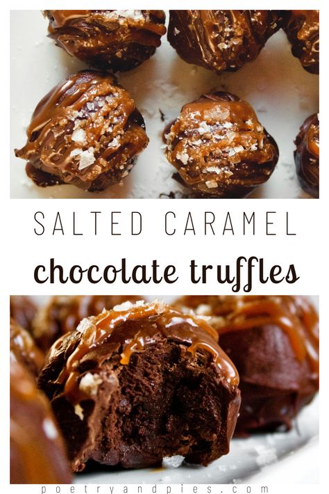 Caramel Apple Truffles, Apple Pie Truffles, Salted Caramel Truffles, Brownie Truffles, Vegan Truffles, Caramel Truffle, Salted Caramel Brownies, Caramel Brownies, Frozen Chocolate