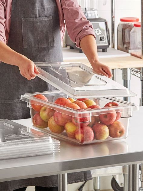 Restaurant Organization, Food Storage Rooms, Stainless Steel Food Storage, Organizational Tips, Storage Room Organization, Storage Products, Food Storage Boxes, Ideas Food, Future Lifestyle