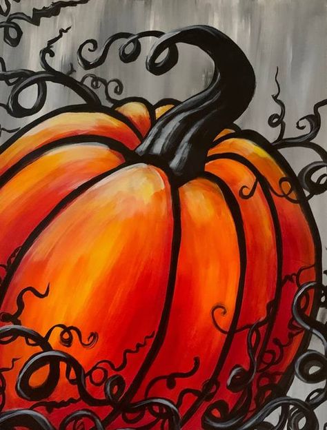 Tela, Halloween Mosaic, Pumpkin Canvas Painting, Halloween Canvas Paintings, Halloween Canvas Art, Starfish Painting, Pumpkin Vine, Pumpkin Canvas, Fall Canvas Painting