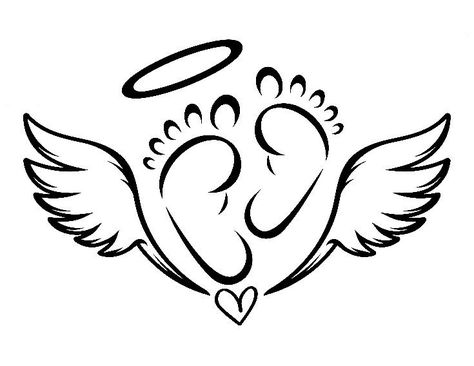 Baby Angel Drawing, Angel Baby Tattoo, Angel Baby Drawing, Angle Baby, Baby Memorial Tattoos, Angle Tattoo, Baby Angel Tattoo, Alas Tattoo