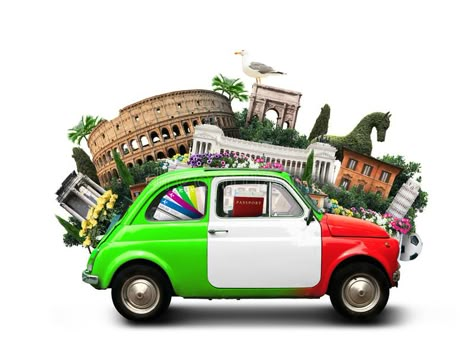 Italian For Beginners, Driving In Italy, Basic Vocabulary, Italy Logo, Italian Humor, Fiat Cars, Learn Italian, Learning Italian, Italian Language