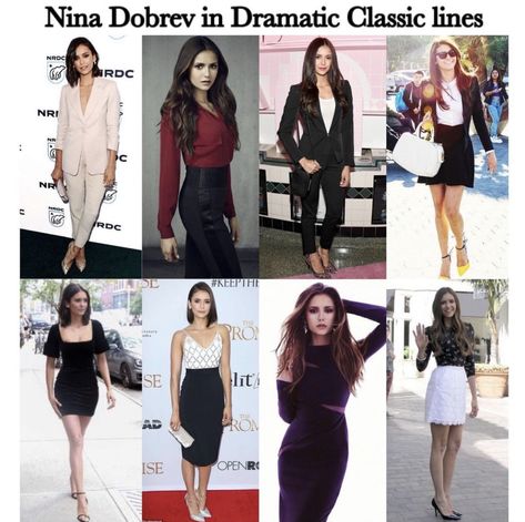 Dramatic Classic Athleisure, Edgy Dramatic Classic, Dramatic Classic Casual Outfits Summer, Edgy Soft Classic, Dramatic Classic Celebrities, Dramatic Classic Casual Outfits, Classic Kibbe, Kibbe Style, Kibbe Types