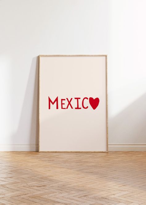 Mexico Art Poster Mexico Wall Art Mexico Travel Poster Retro - Etsy Australia Wall Art Chicago, Chicago Print Art, Chicago Poster Aesthetic, Retro Chicago Poster, Chicago Apartment Decor, Chicago Apartment Aesthetic, Chicago Embroidery, Chesterfield Bedroom, Apartment Door Decor