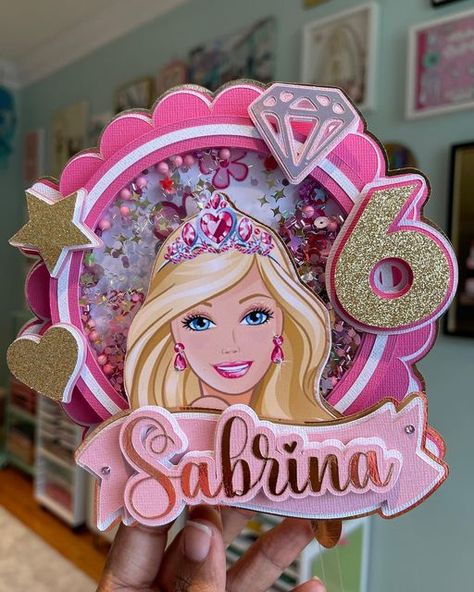 Barbie Cake Topper Svg, Barbie 3d Cake Topper, Barbie Birthday Printables, Barbie Cake Topper Ideas, Barbie Cake Topper Printable, Barbie Topper, Barbie Cake Ideas, Barbie Cake Topper, Topper Barbie