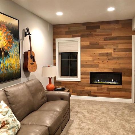 Wood Wall Planks, Summer Beach House, Neutral Backdrop, Wall Planks, Diy Accent Wall, Reclaimed Wood Wall, Decorative Wall Panels, Wood Panel Walls, Finishing Basement