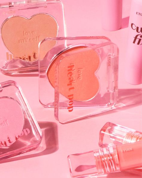 💖 Add a Pop of Color with ETUDE Heart Pop Blush! 💕 Get that rosy glow with ETUDE's adorable Heart Pop Blush! Infused with soft, blendable pigments, it gives your cheeks a natural flush for a youthful look. Embrace your inner romantic with ETUDE Heart Pop Blush! Available now in Cambodia at Koolseoul.com. 💖✨ #ETUDE #HeartPopBlush #KoreanMakeup #BlushGoals #BeautyEssential Heart Makeup, Dr Belongings, Skin Undertones, Pink Cosmetics, Travel Size Beauty Products, When You Smile, Fancy Makeup, New Heart, Etude House