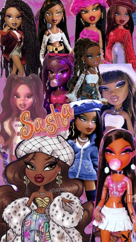 #Sasha #Blackgirldolls #Bratz #bratzgirl #Barbie #Shufflesfyp Bratz Dolls Characters, Bratz Aesthetic Outfit, Lilly Pulitzer Outfits, Bratz Girls, Sasha Doll, Bratz Doll, Black Girls Hairstyles, Character Outfits, Anime Outfits