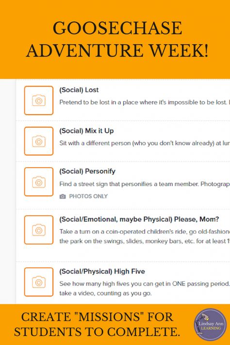 Supercharge Student Engagement with a GooseChase Digital Scavenger Hunt | Lindsay Ann Learning School Leadership, Library Activities, I Need Friends, Scavenger Hunts, Instructional Coaching, Need Friends, Student Council, High School Teacher, Educational Apps