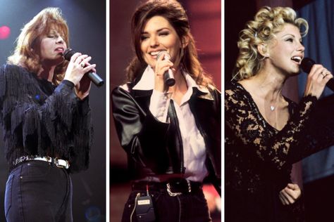 Photo by Tim Mosenfelder/Getty Images/ Photo by Paul Natkin/Getty Images/ Photo by Tim Mosenfelder/Getty Images The 1990s saw the rise of female country artists raised on the no holds barred songs of Loretta Lynn, Dolly Parton, Kitty Wells, Patsy Cline, Jean Sheperd and more. Following in the footsteps of women who'd kicked down doors in Music City, artists such as Shania Twain, Faith Hill, Martina McBride, Deana Carter and The Chicks flooded the airwaves […] The post L Faith Hill 90s Outfits, Female Country Singers Aesthetic, 90s Country Women, 90s Country Fashion Women, Female Country Singers, Deana Carter, Kitty Wells, 90s Country Music, Banquet Ideas