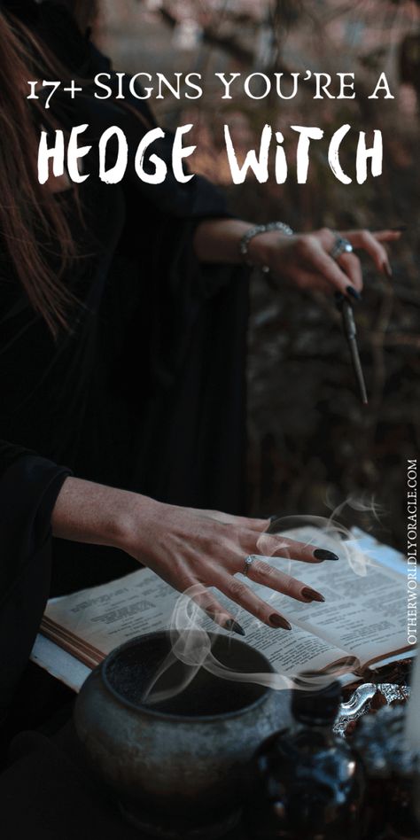 17+ Signs You're a Hedge Witch and Readily Walk Between Worlds Hedge Witchcraft, Fiction Romance Books, Hedge Witchery, Become A Witch, Witch Romance, Witchcraft Spells For Beginners, Moon Magick, Real Witches, Teen Witch