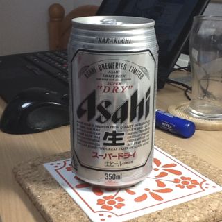 Asahi beer! In japan Asahi Beer, Alcohol Drinks, Coors Light Beer Can, Fine Wine, Non Alcoholic, Beer Can, Aesthetic Food, Jujutsu Kaisen, Jujutsu