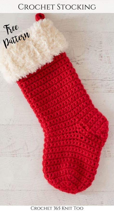 Knit Journal, Triangle Santa, Crochet Stocking Pattern Free, Santa Crochet, Stocking Pattern Free, Stocking Crochet, Holiday Crochet Patterns, Crochet Christmas Stocking Pattern, Crochet Stocking